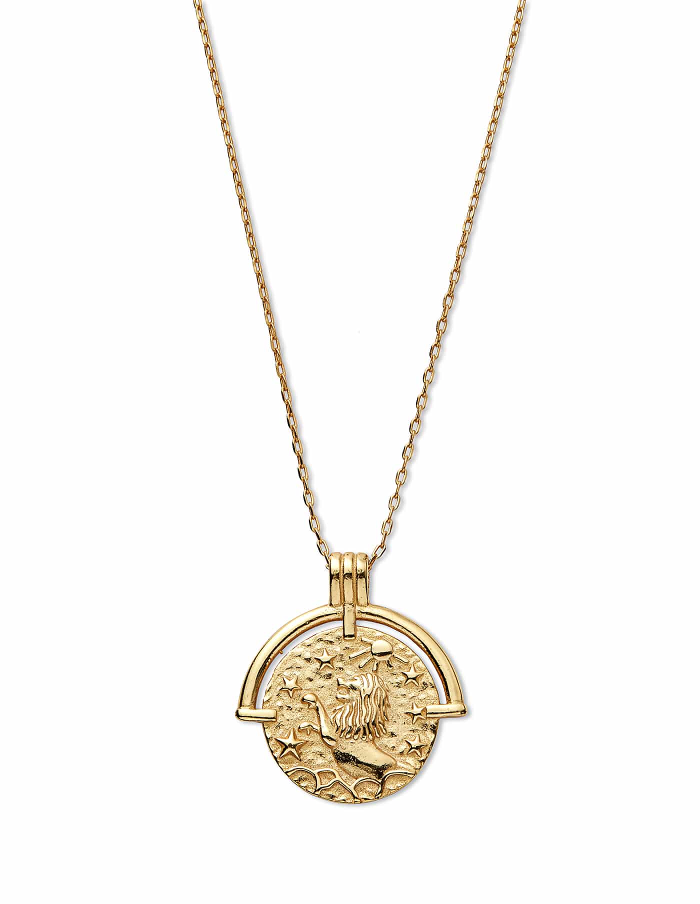 Gold Leo Zodiac Necklace - Nordicmuse