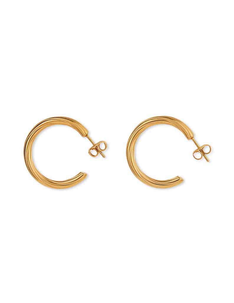 Small Silver Hoop Earrings, Forever Lasting - Nordicmuse - Core Collection