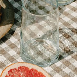 Highball Set of 4 Handmade Moroccan Beldi Glasses, Clear