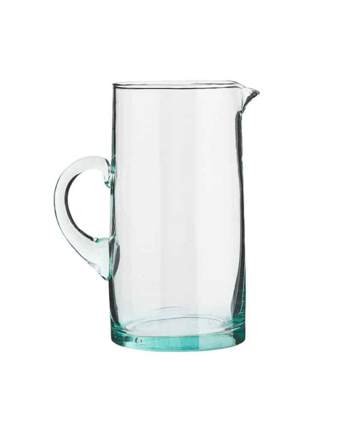 Handmade Moroccan Beldi Jug, Clear