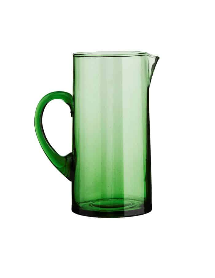 Handmade Moroccan Beldi Jug, Green