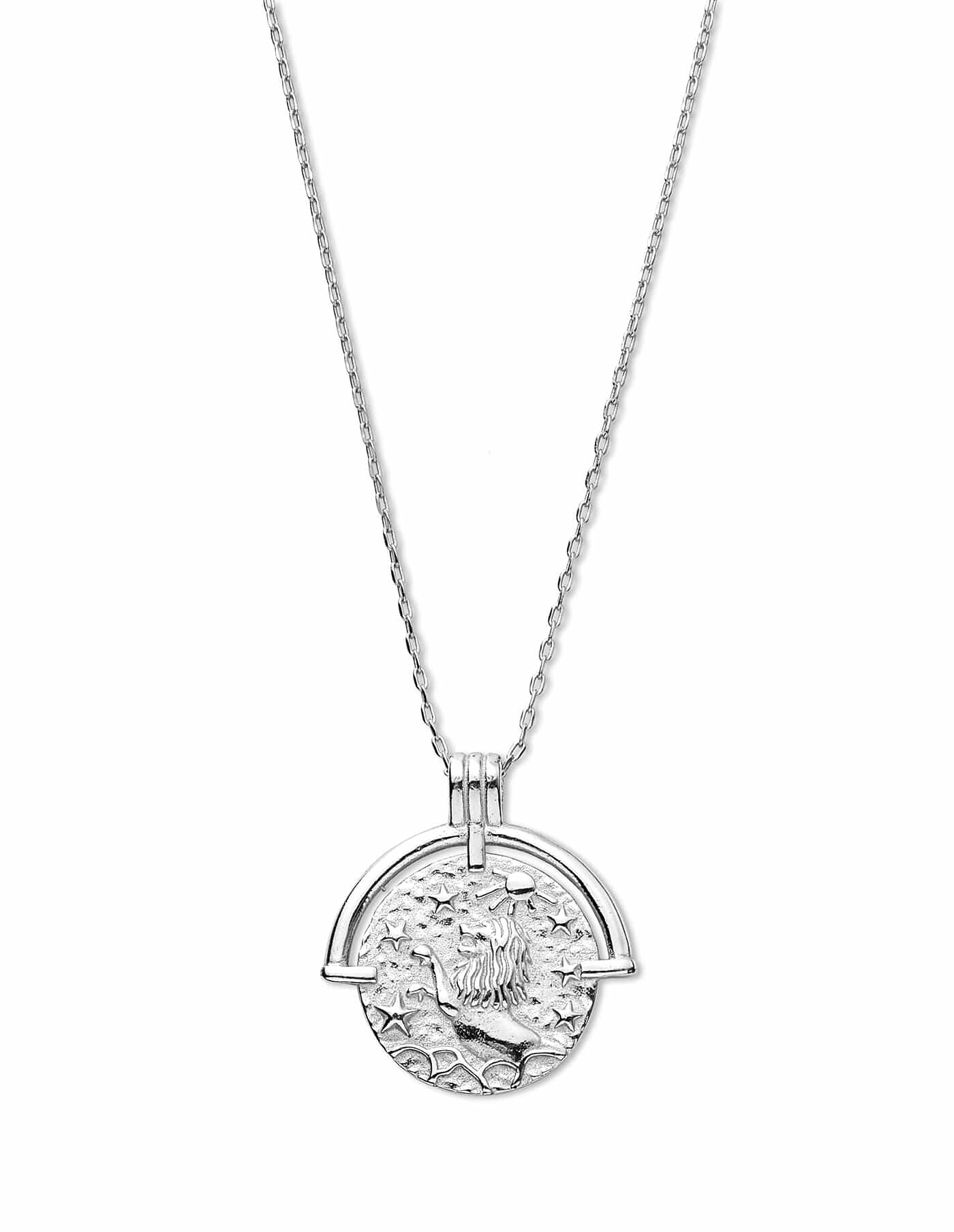 sterling silver leo necklace