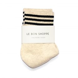 Oatmeal Cotton Girlfriend Socks, Le Bon Shoppe