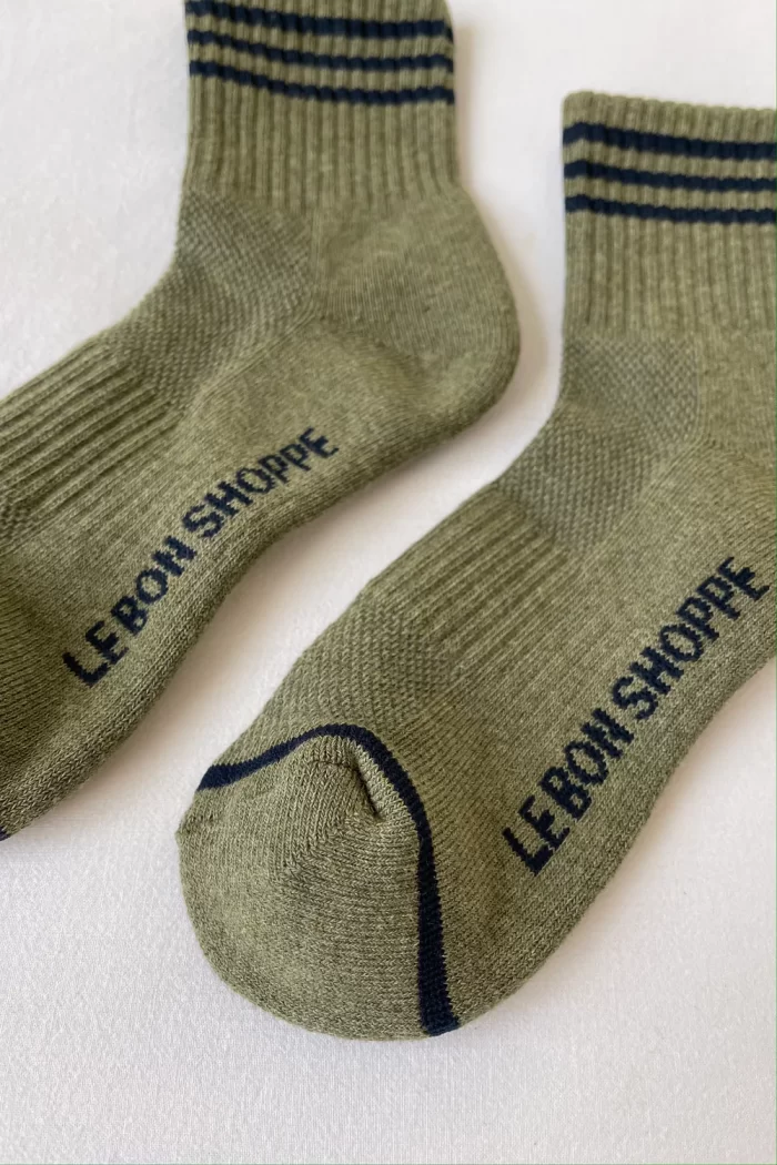Sage Green Girlfriend Socks, Le Bon Shoppe