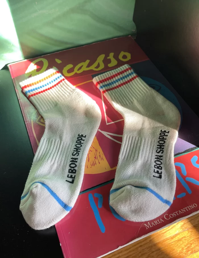 Leche Cotton Girlfriend Socks, Le Bon Shoppe