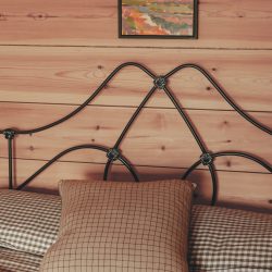 Checked Linen Cushion, Madam Stoltz