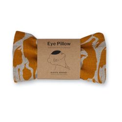 Printed Yellow Linen Eye Pillow, Blästa Henriët