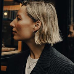 Silver Classic Hoop Earrings, Waterproof