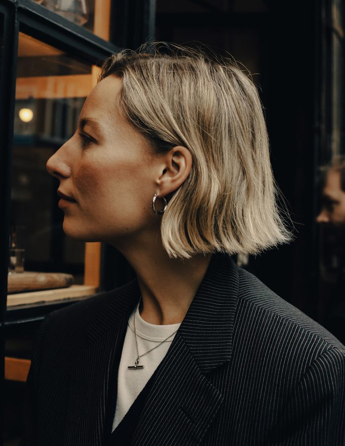 Silver Classic Hoop Earrings, Waterproof