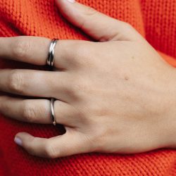 Silver Entwine Ring, Tarnish-Free Silver Plating