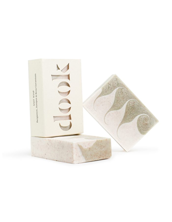 Bergamot, Juniper & Rose Geranium Salt Soap, Dook