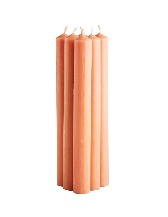 Terracotta Orange Dinner Candle Gift Set, St Eval