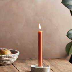 Terracotta Orange Dinner Candle Gift Set, St Eval
