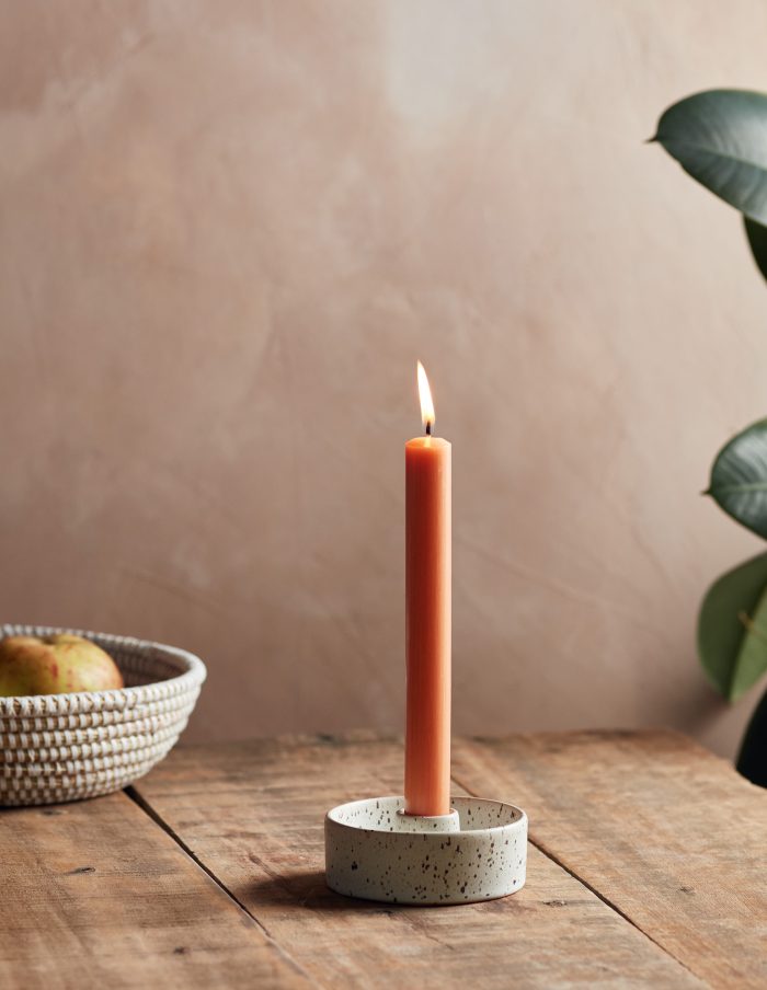 Terracotta Orange Dinner Candle Gift Set, St Eval