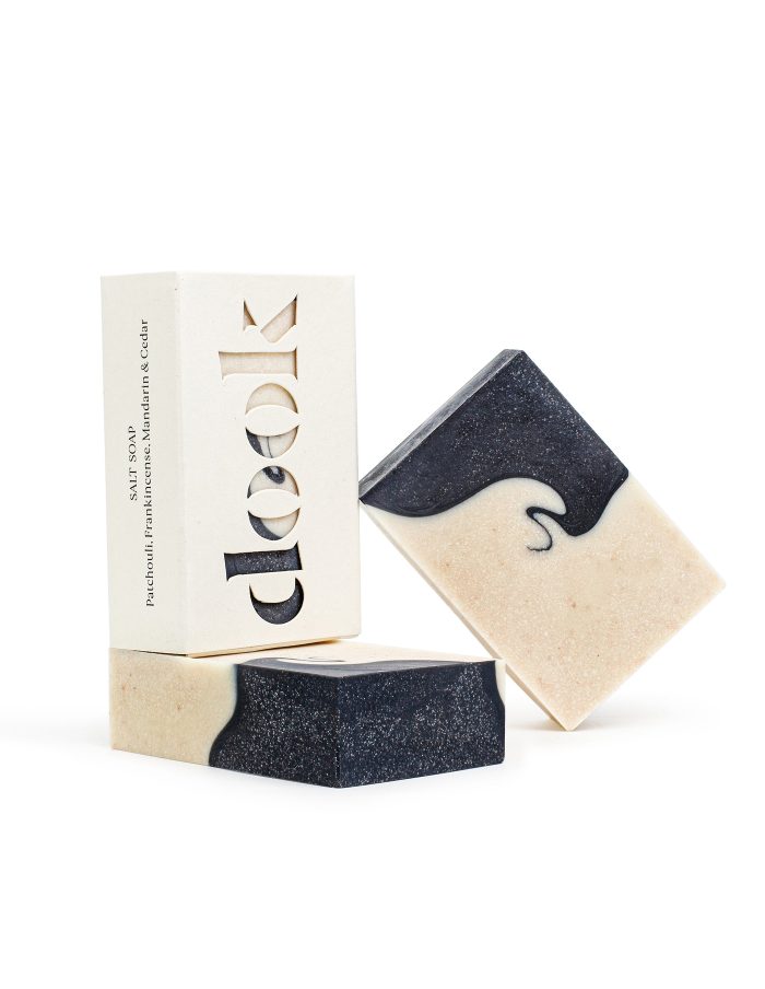 Patchouli, Frankincense, Mandarin & Cedar Salt Soap, Dook