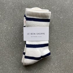 Sailor Stripe Boyfriend Socks, Le Bon Shoppe