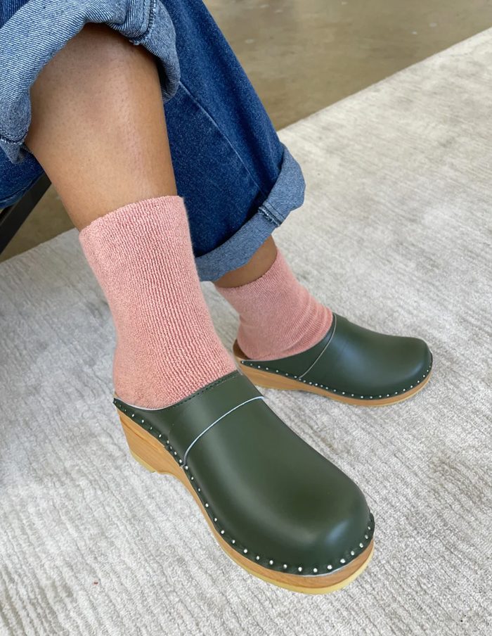 Mulberry Pink Cloud Socks, Le Bon Shoppe