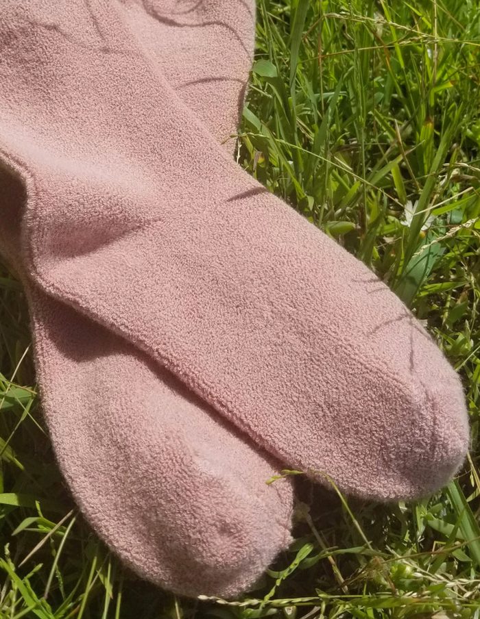 Mulberry Pink Cloud Socks, Le Bon Shoppe
