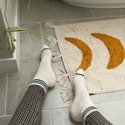 Egret Cotton Girlfriend Socks, Le Bon Shoppe