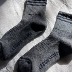 Soot Cotton Girlfriend Socks, Le bon Shoppe