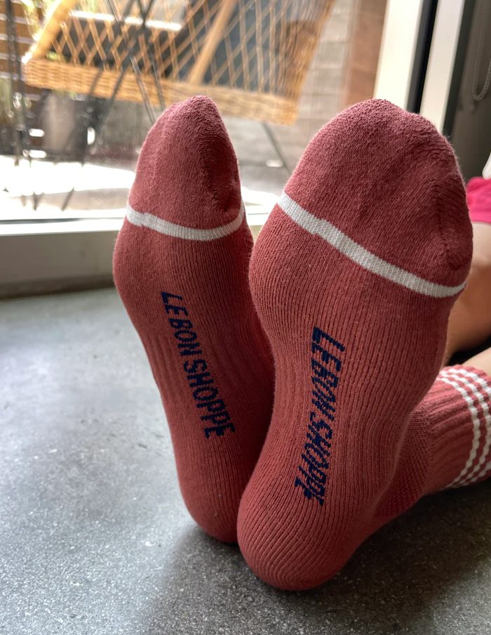 Terracotta Girlfriend Socks, Le Bon Shoppe