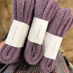 Plum Cloud Socks, Le Bon Shoppe