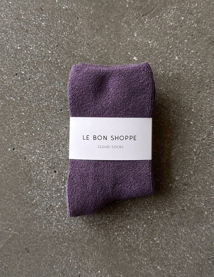 Plum Cloud Socks, Le Bon Shoppe