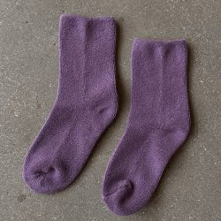 Plum Cloud Socks, Le Bon Shoppe