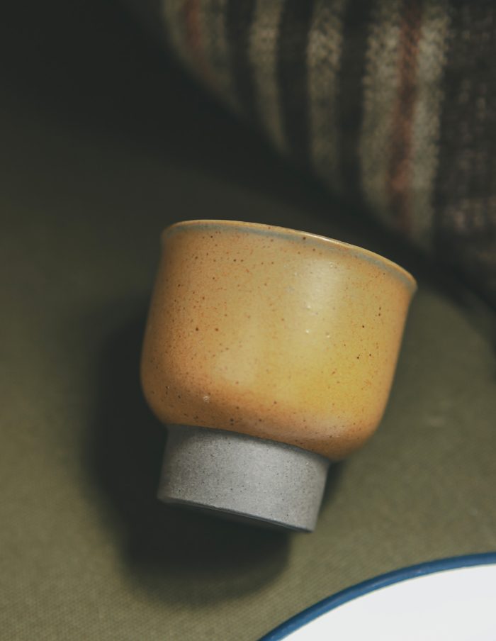 Brown Glazed Stoneware Cup, Madam Stoltz