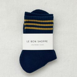 Navy Blue Girlfriend Socks, Le Bon Shoppe