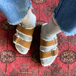Heather Grey Cotton Cloud Socks, Le Bon Shoppe