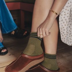 Sage Green Girlfriend Socks, Le Bon Shoppe