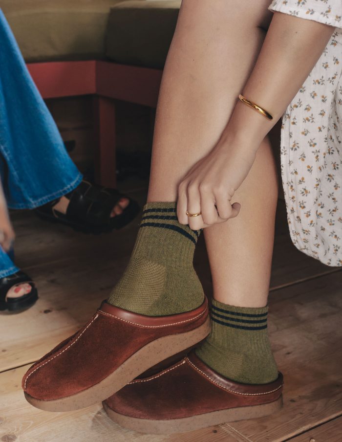 Sage Green Girlfriend Socks, Le Bon Shoppe