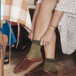 Sage Green Girlfriend Socks, Le Bon Shoppe