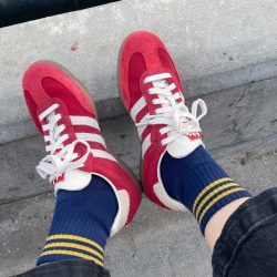 Navy Blue Girlfriend Socks, Le Bon Shoppe