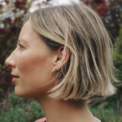 Silver Hoop Earrings 2cm, Tarnish-Free Silver Plating