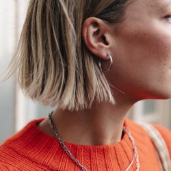 Silver Hoop Earrings 2cm, Tarnish-Free Silver Plating