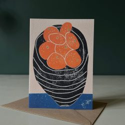 Orange Greeting Card, Luiza Holub