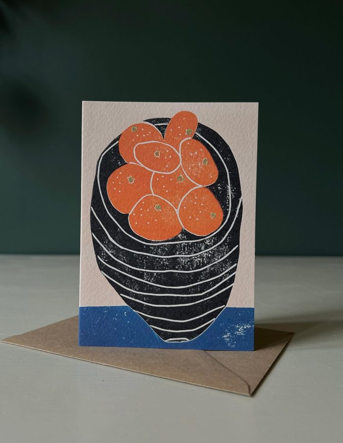 Orange Greeting Card, Luiza Holub