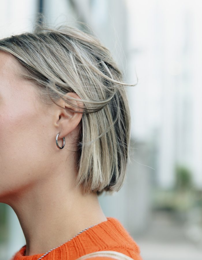 Silver Hoop Earrings 1.5cm, Tarnish-Free Silver Plating