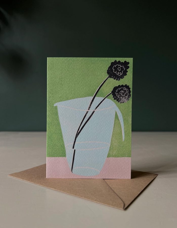 Glass Jug Greeting Card, Luiza Holub