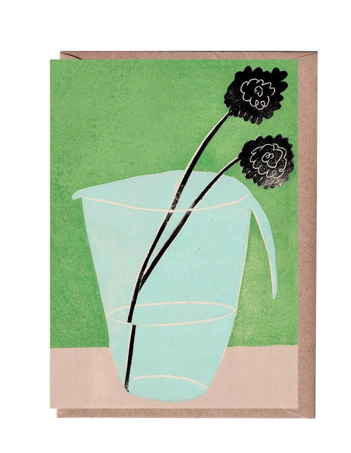 Glass Jug Greeting Card, Luiza Holub