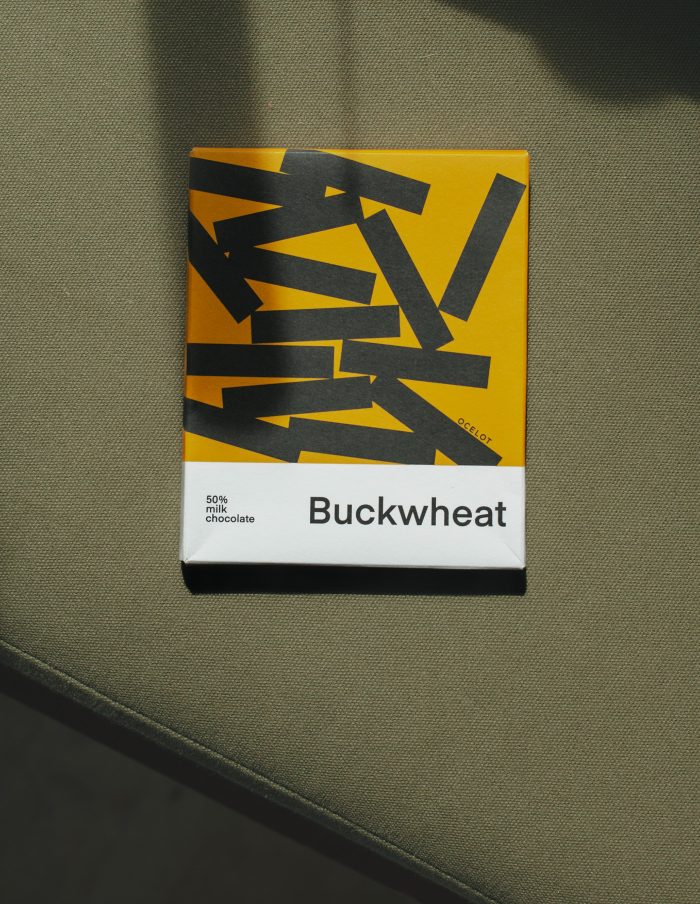 Buckwheat Dark Milk Chocolate, Ocelot