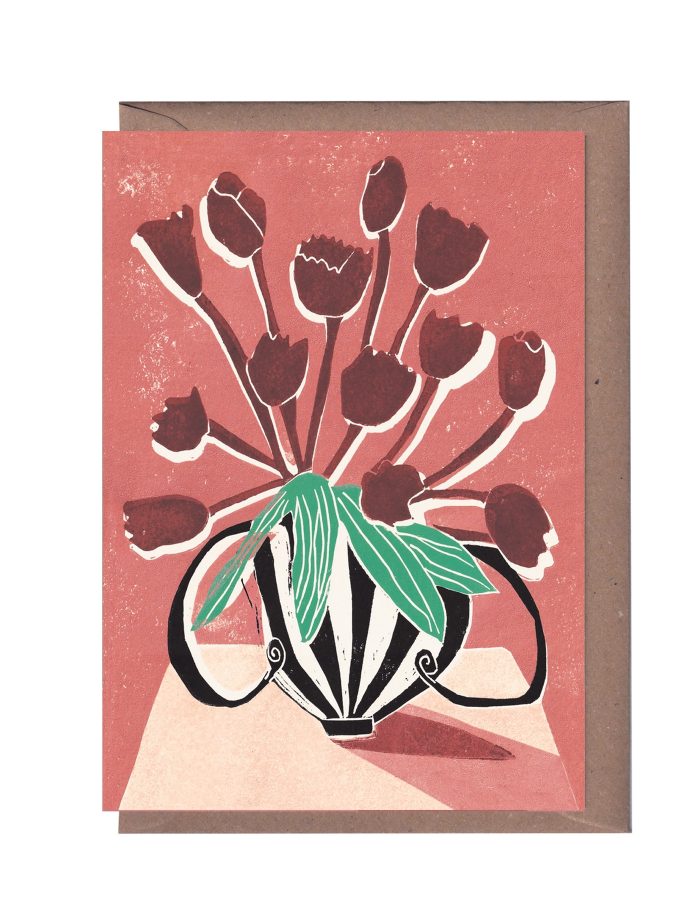 Tulips Greeting Card, Luiza Holub