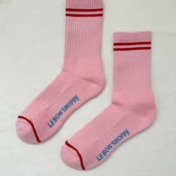 Amour Pink Boyfriend Socks, Le Bon Shoppe