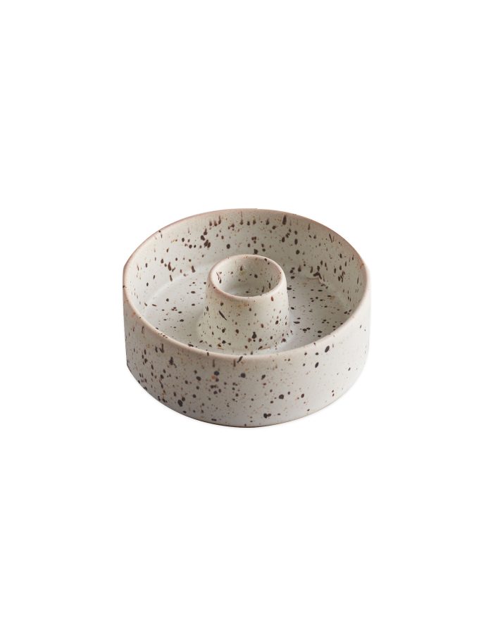 Speckle Ceramic Dinner Candle Holder, St Eval