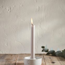 Mushroom Grey Dinner Candle Set, St Eval