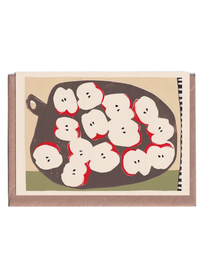 Apple Halves Greeting Card, Luiza Holub