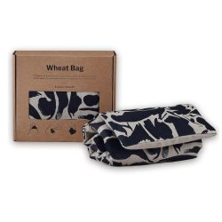 Printed Navy Linen Wheat Bag, Blasta Henriet