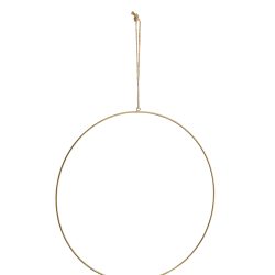 Antique Brass 40 cm Wire Ring, Madam Stoltz